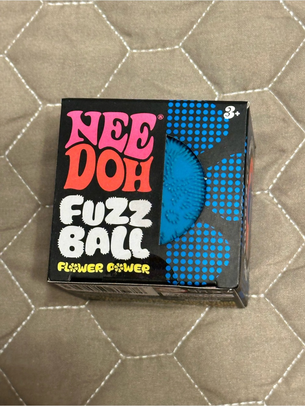 Needoh Fuzz Ball Flower Power - Blue